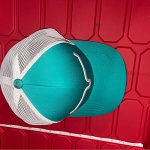 Kimes Ranch Teal and White Trucker Hat